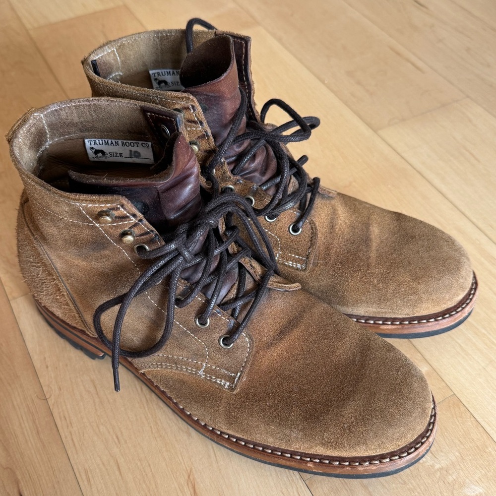 Truman rough out leather boots